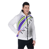All-Over Print Men’s Sherpa Fleece Zip Up Hoodie